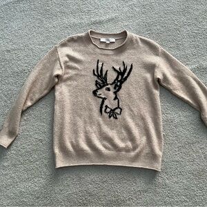 XS LOFT deer sweater